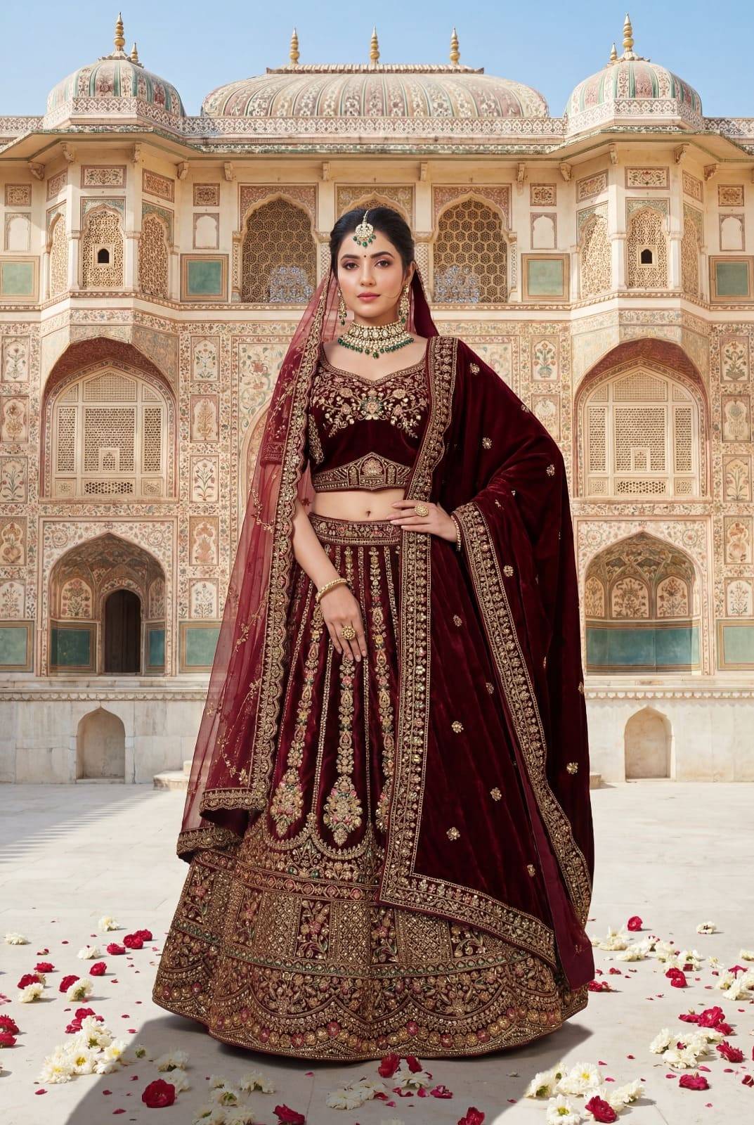 Av Fashion 107 Series By Fashid Indian Traditional Wear Bridal Collection Beautiful Stylish Fancy Colorful Bridal Wear & Occasional Wear Fancy Lehengas At Wholesale Price